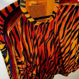 Aviator Nation Vibrant Tiger Stripe Shirt